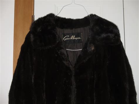 Rare Vintage 1960s Givenchy Alixandre Mink Fur Coat .